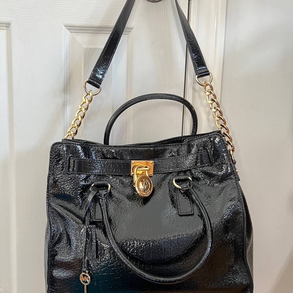 Michael Kors Patent Leather Hamilton large